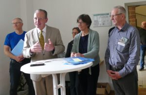 BM A. Käuflein, M. Hillesheimer, J. Gröbel von links nach rechts