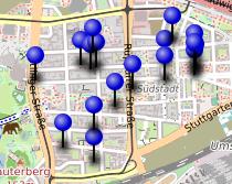 Lageplan Abholstellen