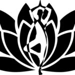 Lotusblüte mit Frau