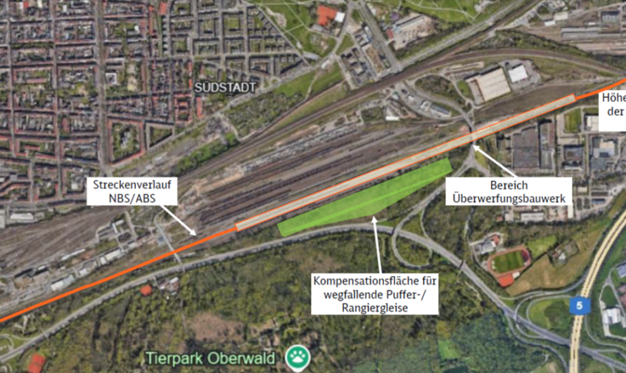 Bahnprojekt Rotterdam  – Genua,  Teilbereich Mannheim  – Karlsruhe